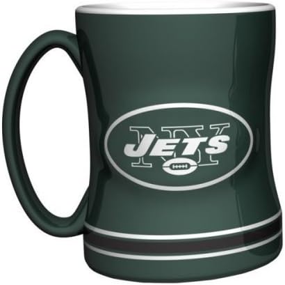 2015 NFL Football Coffee Mug - 14 ounce Ceramic Coffee Cup (Jets)