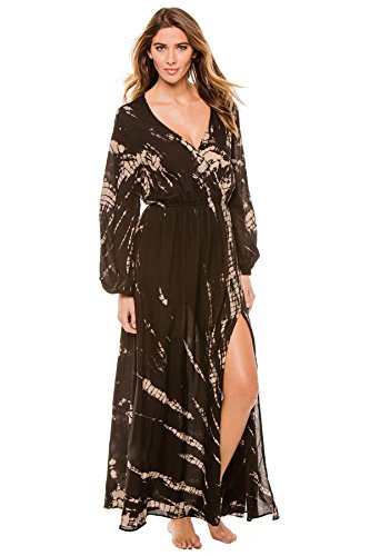 Elan International Womens Wovens Maxi Dress Swim Cover Up Space |  Desertcart Gambia