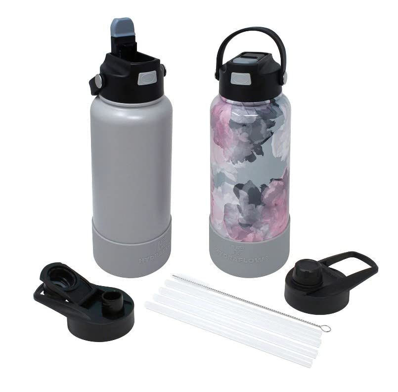 Hydraflow Hybrid 13Piece 34oz. Double Wall Stainless Steel Bottles