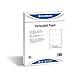 PrintWorks Professional 3 Part Perforated Paper 8.5” x 11” - Perfect For W-2, 1099, & Statement Use - Made in the USA - 500 Sheets - 24 lb - Printer Compatible - White (04122)
