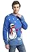 daisysboutique Men's Christmas Holiday Snowman Sweater Cute Ugly (Large, Melt-u)