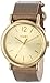 Timex Women's T2P3409J Weekender Metallic Bronze Slip-Thru Leather Strap Watch