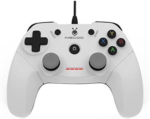IMECOO Wired Gamepad Gaming Controller with Bracket for PS3 PC TV Box Android Smartphone Tablet
