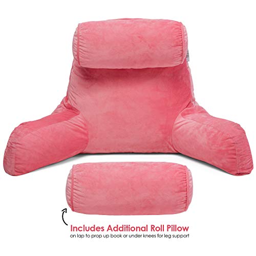 nestl Reading Pillow, Includes 1 Extra Large Bed Rest Pillow with Arms