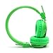 Multifunction Headphones with Radio and Micro SD Card Player, GranVela A809 Foldable Hi Definition Headset with Detachable Cable and In Line Mic for Girls, Boys,Kids and Adults -Bright Green