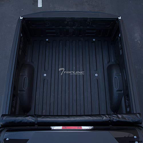 Topline Autopart Lock Roll Up Soft Vinyl Truck Bed Tonneau Cover For 83-11 Ford Ranger / 94-10 Mazda B-Series B2300 / B2500 / B3000 / B4000 6 Feet (72") Short Bed