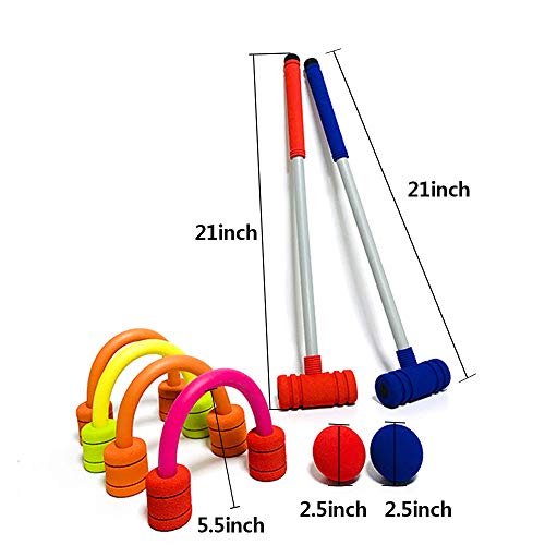 image for Forevive Children's Croquet Set Elastic Sponge Double Croquet Set Indo