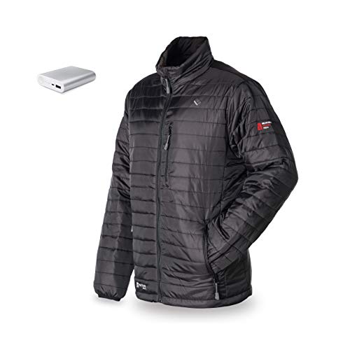 Venture Heat Men's Heated Jacket with Battery 12Hr - The Traverse Packable Puffer