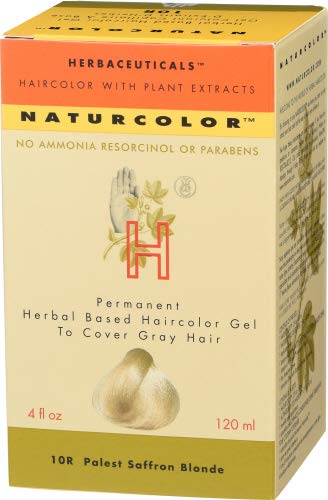 Naturcolor 10R Palest Saffron Blonde Hair Dyes, 4 Ounce