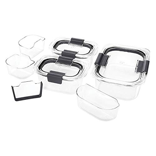 Rubbermaid Brilliance Food Storage Containers 10 Piece Plastic