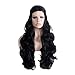 Mildiso Game of Thrones Cosplay Costume Wig Daenerys Targaryen Wig for Women Long Wavy Curly Wigs Heat Resistant Synthetic Hair Wigs ( Beige Gold Black Silver)