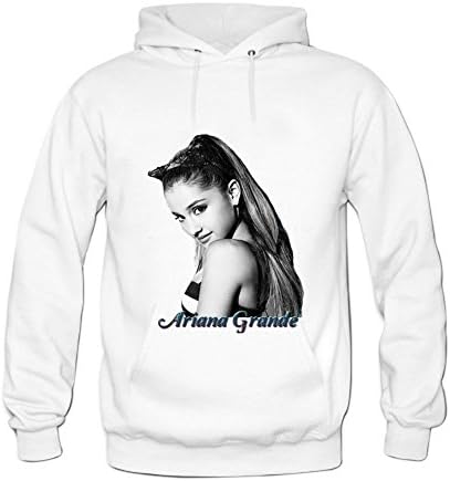 Womens Ariana Grande Hoody Sweatshirt XL White