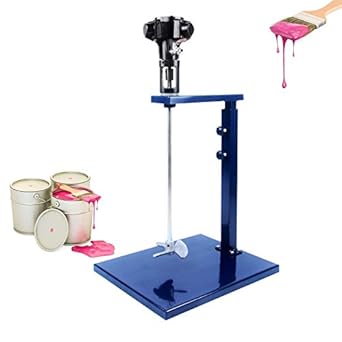 Amazon Co Jp Baoshishanペイントミキサー パワーミキサー エア作動撹拌機 手動昇降式ペイントミキサー スピードパワーミキサー かくはん機 ｌ缶に適用 青い Generic