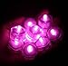 Bluedot Trading Pack of 24 - Pink - Submersible Waterproof Underwater Tea Light Sub Lights Battery Operated LED TeaLight ~ Wedding Centerpieces, Decor