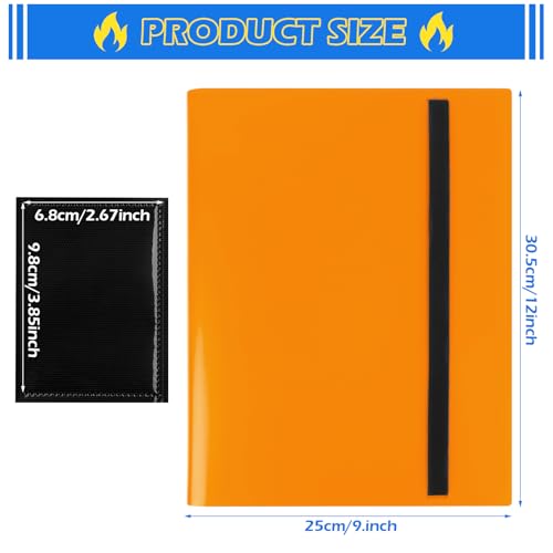 RISVOWO Card Album, 360 Collectible Cards, Transparent Collectible Card Albums, Waterproof Album Collection Cards for Standard Size Cards