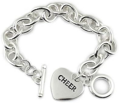 Cheer Bracelet, Girls Cheerleading Bracelet, Cheer Jewelry for cheerleader and cheer coaches, cheerleading team gift...