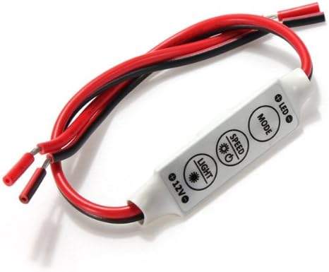 LED Controller Dimmer For 3528 5050 Sinlge Color Car LED Strip DC12V.