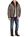 Carhartt Men's Big & Tall Sherpa Lined Sandstone Hooded Multi Pocket Jacket J284,Gravel,X-Large Tall