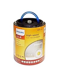 Philips 100 Pack 52 x cdr Spindle con asa