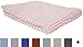 J & M Home Fashions Ultra Soft Plush Absorbent Cotton Popcorn Bath Rug, 22x30, Machine Washable, Perfect Bath Mat for Shower, Vanity, Bath Tub, Sink, and Toilet-Pink