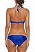 Avidlove Womens Crochet Swimsuit Two Pieces Bathing Suits Sexy Bikini Set S-XXL Blue