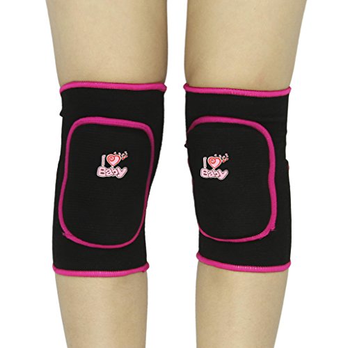 image for BXT Kids Children Boys Girls Stretchy Cotton Knee Pads Sports Padded K