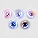 LED Lighting EDC Hand Tri-Spinner Aluminum Fidget Finger Toy For Autism ADHD Anxiety Stress Relief Focus Fingure Spinner and long spins to 2-3Min (Blue)