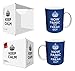 Now Panic and Freak Out Novelty Stress Humor Quote Ceramic Boxed Gift Coffee (Tea, Cocoa) 11 Oz. Mug