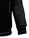 NE PEOPLE Mens Varsity Baseball Jacket with Hoodie Black Large