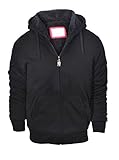 Mens Pull Zip Outdoor Warm Fleece Hoodie Jacket