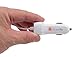 VoltronTek iPhone 7 Car Charger with Extra Length Built-in Lightning Connector for iPhone 7 7 plus 6S Plus 6 Plus 6 Se 5S 5 5C iPad Pro Air Mini 2 3 4 and Extra USB Port (White)