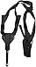 Uncle Mike's Black Kodra Nylon Sidekick Vertical Shoulder Holster (Size 5, Left-Hand)
