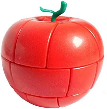 3X3X3 Apple Magic Cube Toys Puzzle Toy Professional Speed Cube Intelligence Toys - Red