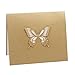 Wivily Beautiful Butterfly Handmade 3D Pop Up Christmas Cards Birthday Cards Best Wish Mother's Day Creative Greeting Cards Papercraft