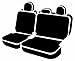 Fia SP82-38 BLACK Custom Fit Rear Seat Cover Split Seat 60/40 - Poly-Cotton, (Black)