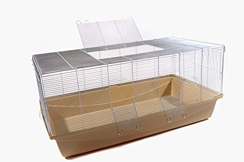 Nagerkäfig für Ratte Maus Hamster Kleintier Paradies beige XXL 1m 6mm Gitterabstand