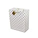 OccasionALL Small Gold Gift Bags, Christmas Gift Bags with Handles, Assorted Print Holiday Bags for Wrapping Gifts, Birthdays, Weddings, Parties, Events, Bulk, 6x3x7.5, 12 Pack