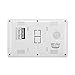 AMOCAM 7 Inch Color LCD Screen 4-Wires Wired Monitor for Video Intercom Doorbell System, Support Monitoring, Unlock, Dual Way Door Intercom