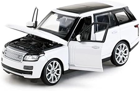 KMT 1:24 Scale Range Rover SUV Alloy Diecast Car Models Model for Kids (White)