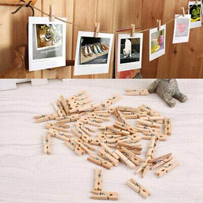 image for Mini, Natural Clothespins Craft Boutique, Wood, 200 Per Pack, Wooden P
