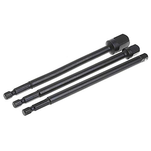 image for Yakamoz 3Pcs Long Impact Grade Socket Adapter Set | 1/4