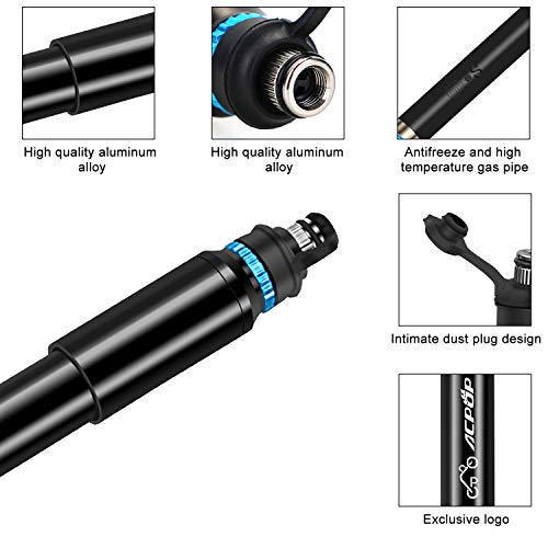 Racing Portable Bike Pump ,Fits Presta & Schrader, 150 PSI Mini Bicycle Tire Pump