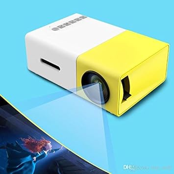 Gadgets Appliances NewYG300 Mini Portable LCD Projector 320 x 240 Pixels Support 1080P with AV/USB/SD Card/HDMI Interface Build-in Speaker