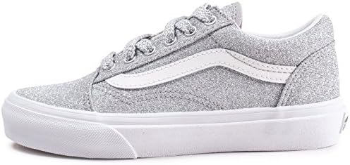 girls black glitter vans