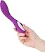 Pure Love G-Spot Silicone Vibrator Purple, Rechargeable, Water-Resistant and Multi Function, Adult Sex Toy