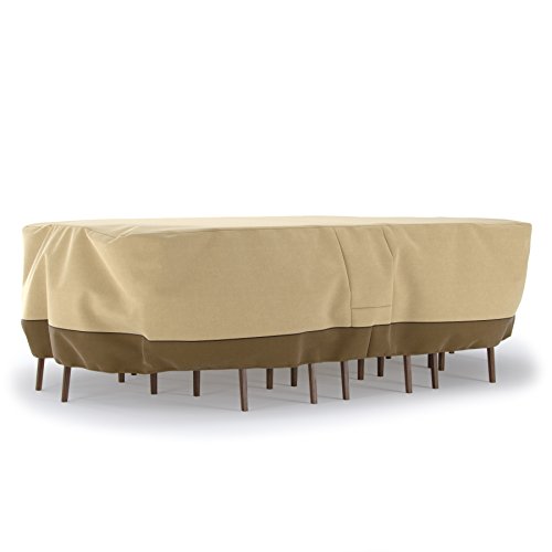 Dura Covers Fade Proof Rectangular Oval Heavy Duty Patio Table and