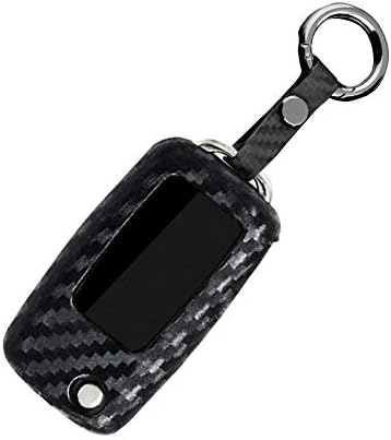 Rvest - Key Cover Fit For VW Golf New Bora Jetta Polo Passat Tiguan MK5 MK6 T5 Beetle Sagitar Touran Touareg Ect