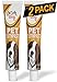 2 Pack Dog Toothpaste [Fights Bad Breath] Toothpaste for Dog & Cat, High Calorie Booster, Helps Remove Food Debris Designed for Pets [REMOVES Plaque] 1.95 oz