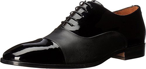 Massimo Matteo Men s Patent/Leather Formal Bal Black/Black 13 D US