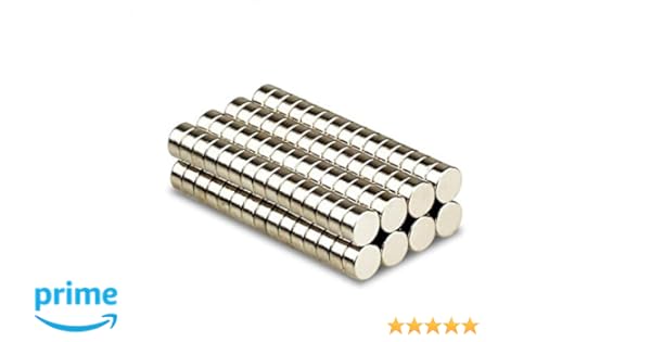 Magnetastico® | 25 piezas imanes de neodimio N52 discos 6x2 mm ...